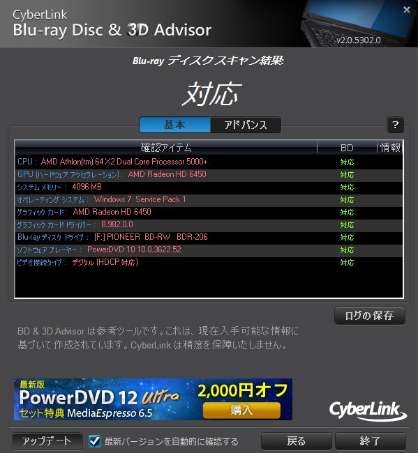 Advoisor�δ��ܤ�ɽ������